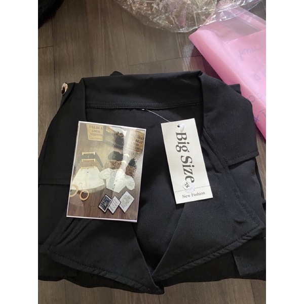 Sét áo kiểu vest + chan váy A bigsize 55kg-95kg