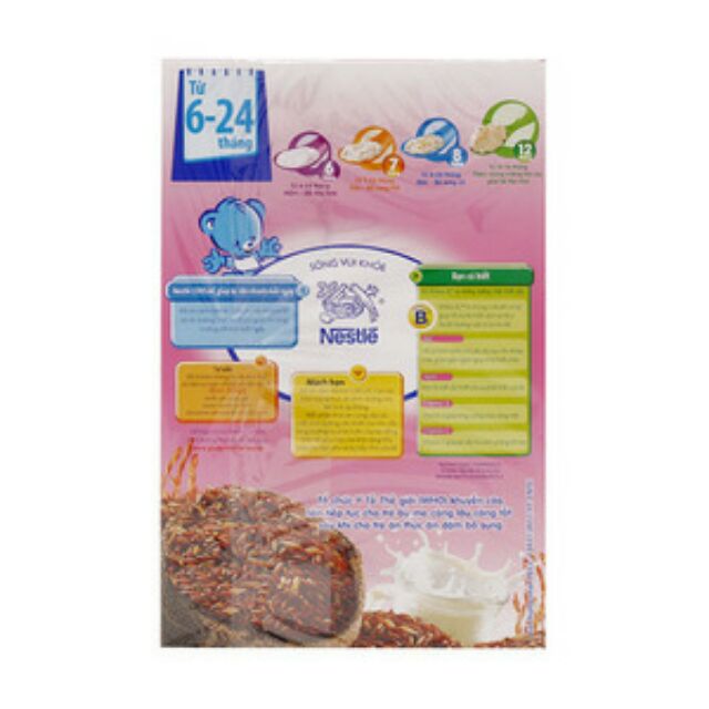 Bột ăn dặm Nestle gạo  sữa 200g