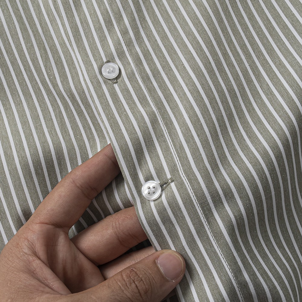 Áo Sơ Mi Nam Dài Tay Kẻ Sọc Cổ Tàu Thời Trang Cao Cấp | BigBuy360 - bigbuy360.vn