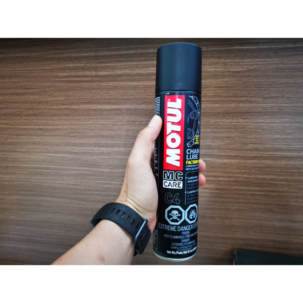 Vệ Sinh Dưỡng Sên Motul C4 Dòng Cao Cấp 400ml