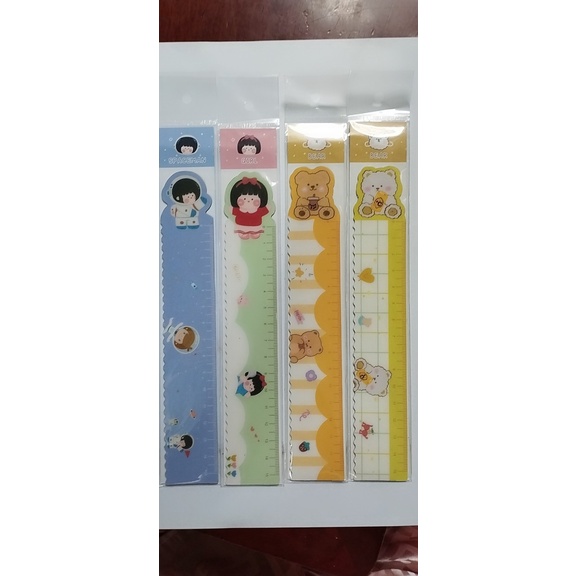 Thước Kẻ Dẻo Nãm Châm Dễ Thương Cho Bé Yêu / Thước Dẻo Học Sinh Các Màu 15cm