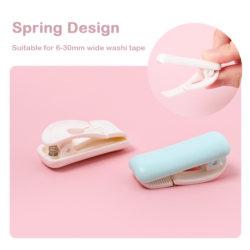 Dụng Cụ Cắt Băng Keo Mini 6-30mm Màu Sắc Ngọt Ngào