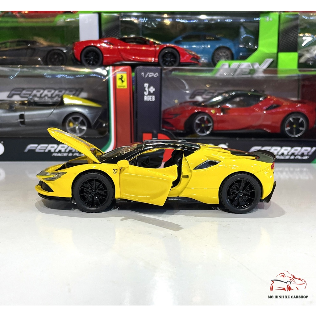 Xe Mô Hình Ferrari SF90 Stralade tỉ lệ 1:32 hãng XHD 2 màu
