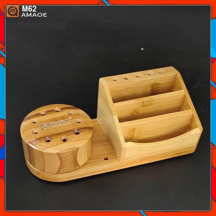 Giá đỡ tovit xoay 360 đa năng Amaoe M62 chất liệu gỗ tre