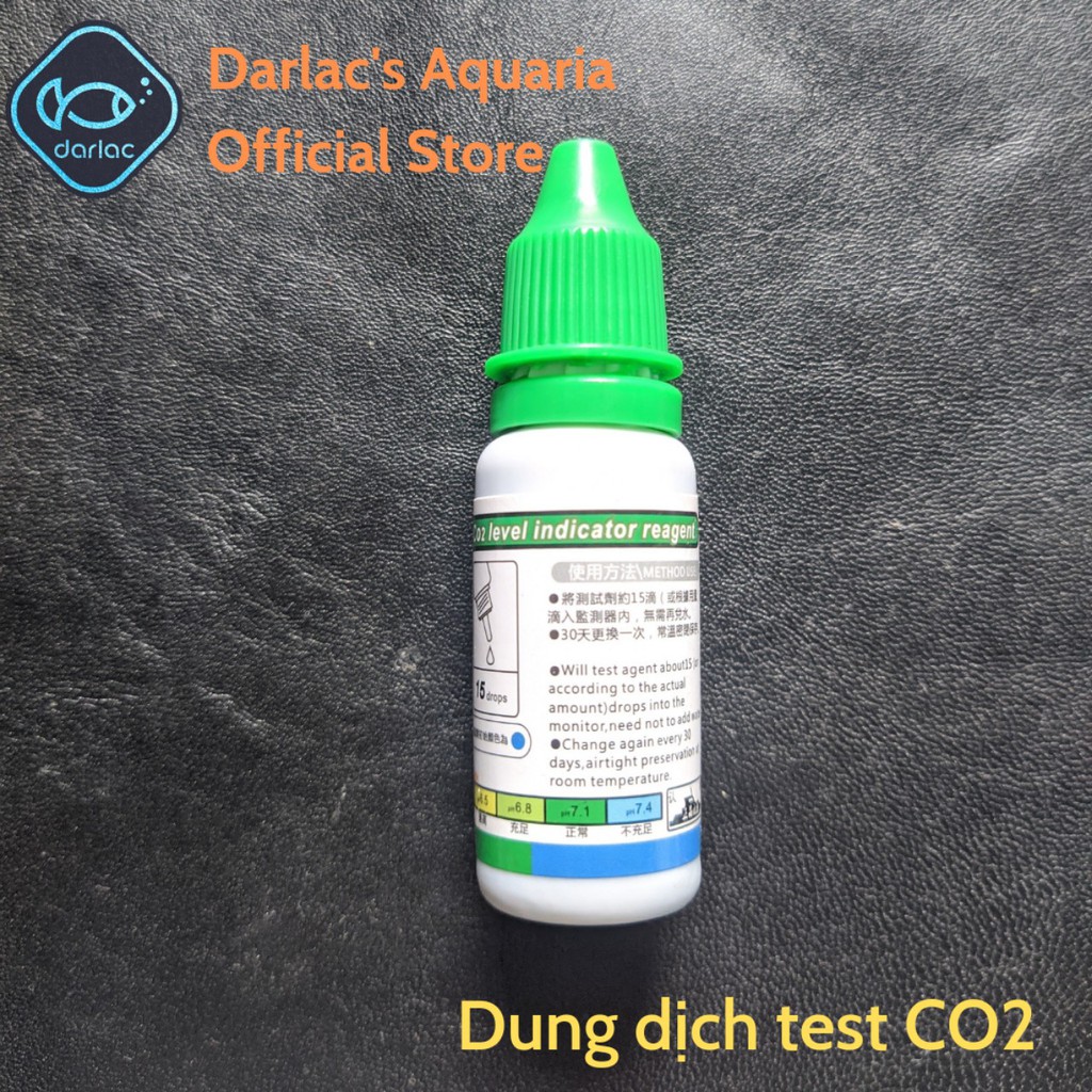 Kiểm tra Co2 - Bộ đo co2/test CO2 cho bể thủy sinh  - Darlac's Aquaria CO2 Test Kit