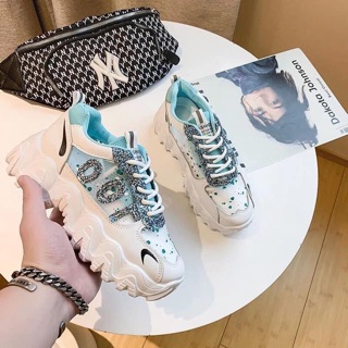 Giày Thể Thao Nữ Ulzzang 🍀Freeship 🍀 Giày kim tuyến 100 đé răng cưa phong cách trẻ trung năng động