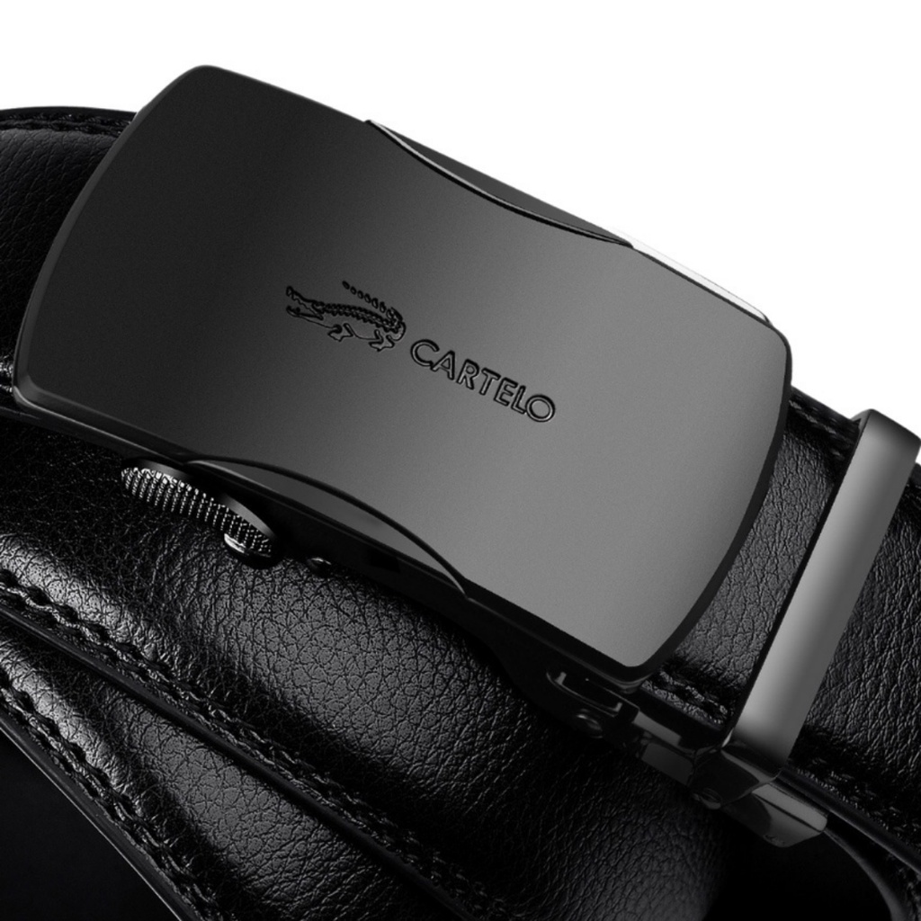 Thắt lưng nam cao cấp CARTELO, dây nịt nam da bò đẹp thời trang