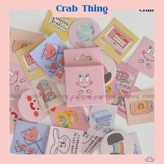 Sticker box - Hộp 46 miếng sticker bullet journal đa dạng chủ đề