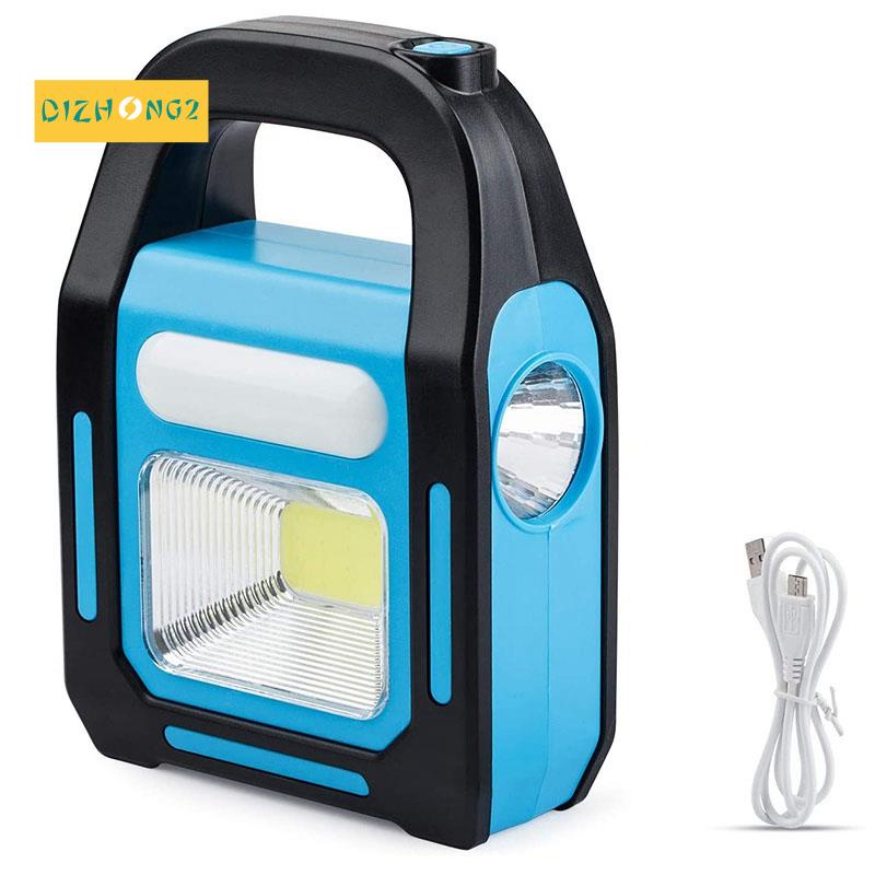 Đèn LED COB 3 trong 1 sạc USB chống nước dùng năng lượng mặt trời
