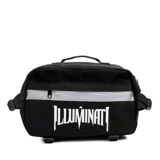 Túi Bao Tử PREMI3R Illuminati Reflection Box Đen màu đen vải trượt nướcTúi Đeo Chéo Nam Nữ Chống Nước Thời Trang