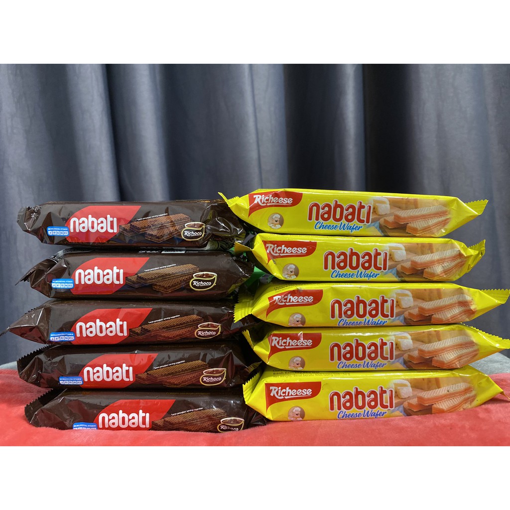 Bánh kem xốp Nabati Richeese nhân Phomai/ Socola (loại 52g)- B001