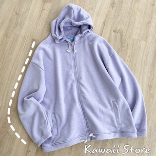 hoodie zip oversize