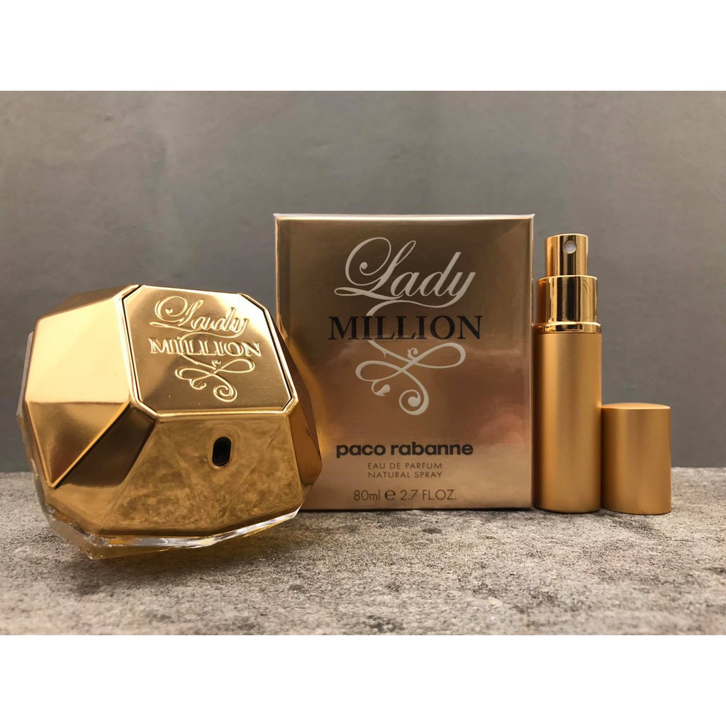 Nước hoa chính hãng Paco Rabane Lady Million Edp Test 5ml/10ml/20ml -| Mua Ngay |