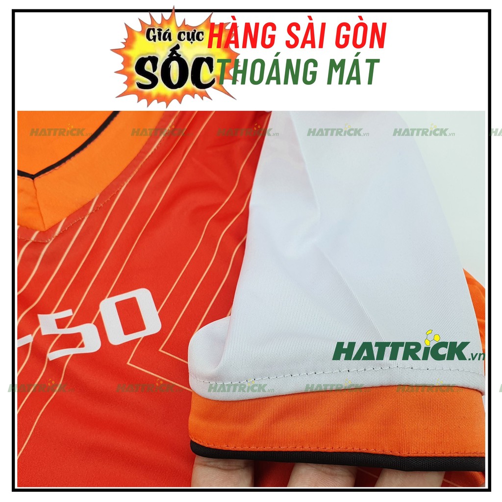 đồ đá banh không logo, áo f50 cam, áo bóng đá không logo, (45kg - 78kg), thun lạnh Sài Gòn thoáng mát, chất lượng