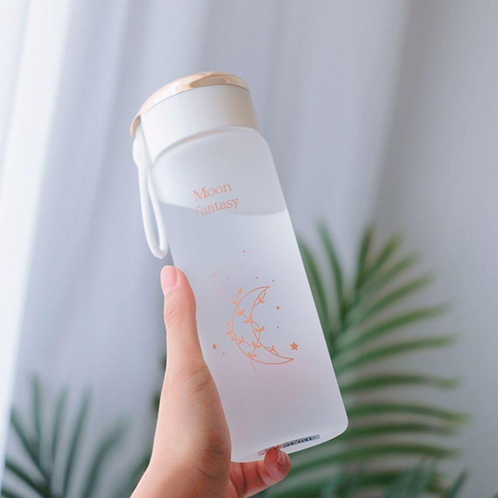 Bình Nhựa Đựng Nước 400ml Chống Rò Rỉ Màu Mờ Đơn Giản Thời Trang
