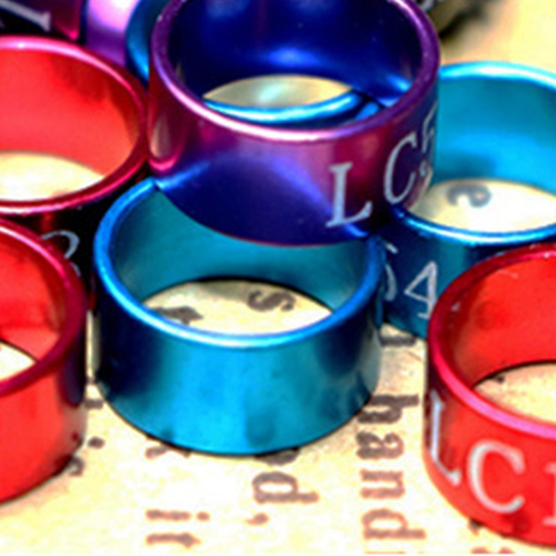 Vòng Đeo Chân Chim Bồ Câu 5mm Bằng Hợp Kim Nhôm