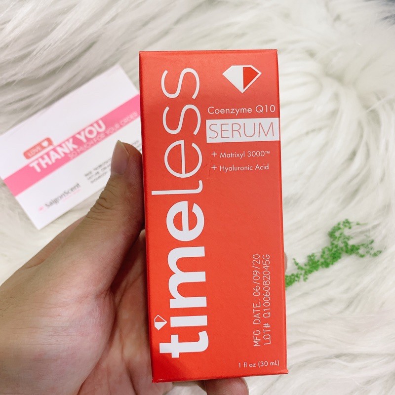 (Bill + Ảnh Thật) Tinh chất chống lão hóa Timeless Coenzyme Q10