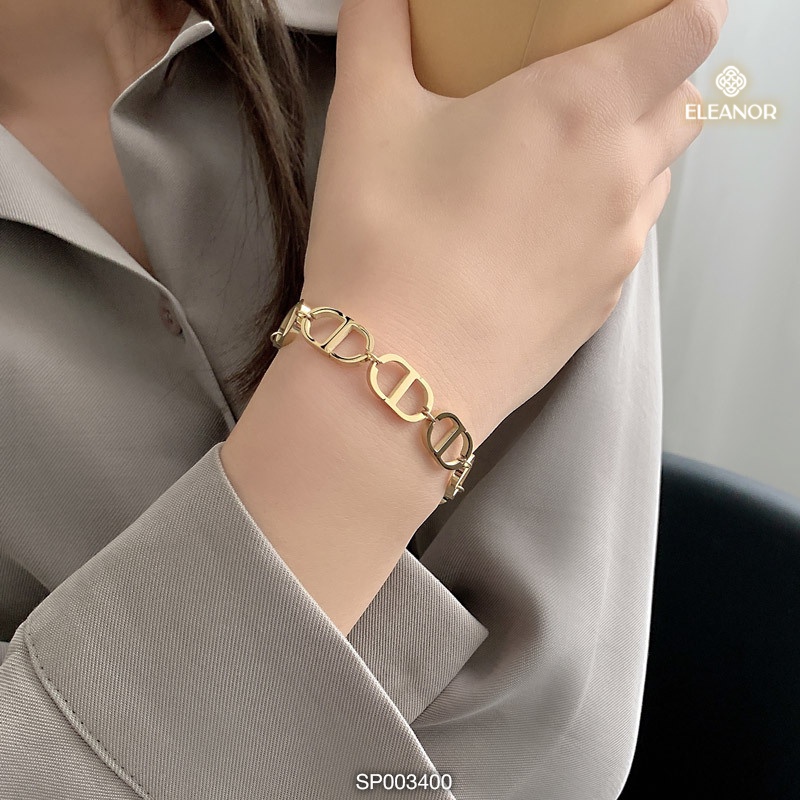 Lắc tay nữ titan Eleanor Accessories phong cách Hàn Quốc phụ kiện trang sức thời trang đẹp