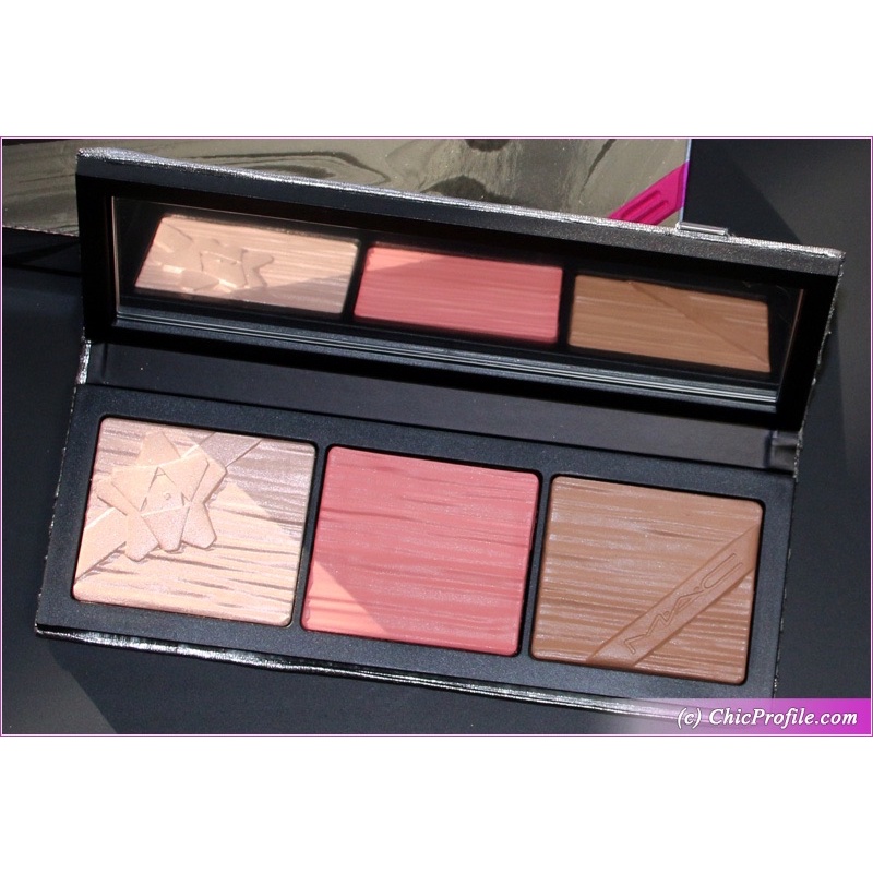 SALE12 - bảng bắt sáng khối má 3 ô MAC tông Fair