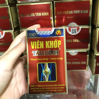 Viên khớp tâm bình lọ 60 viên