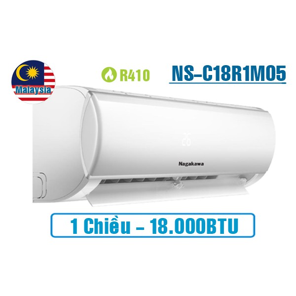 Điều hòa Nagakawa 18000BTU 1 chiều NS-C18R1M05