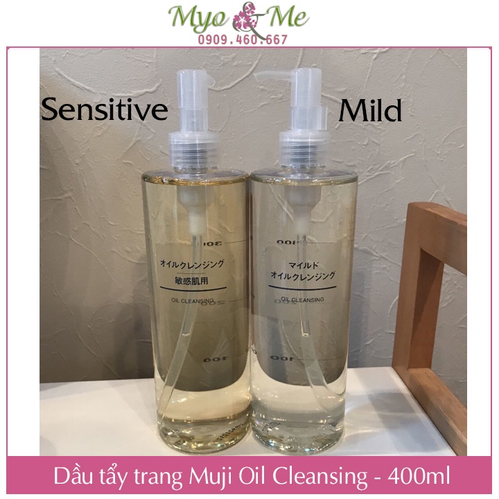 Dầu tẩy trang Muji Oil Cleansing Nhật Bản size lớn 400ml