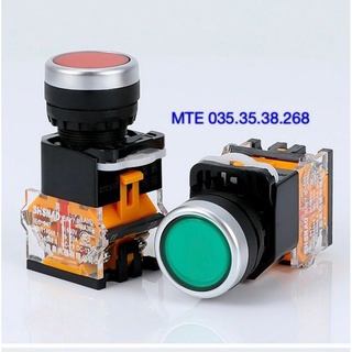 MTE - Nút nhấn nhả - nhấn giữ D22 - Màu Xanh - Màu đỏ - Có đèn - Ko đèn