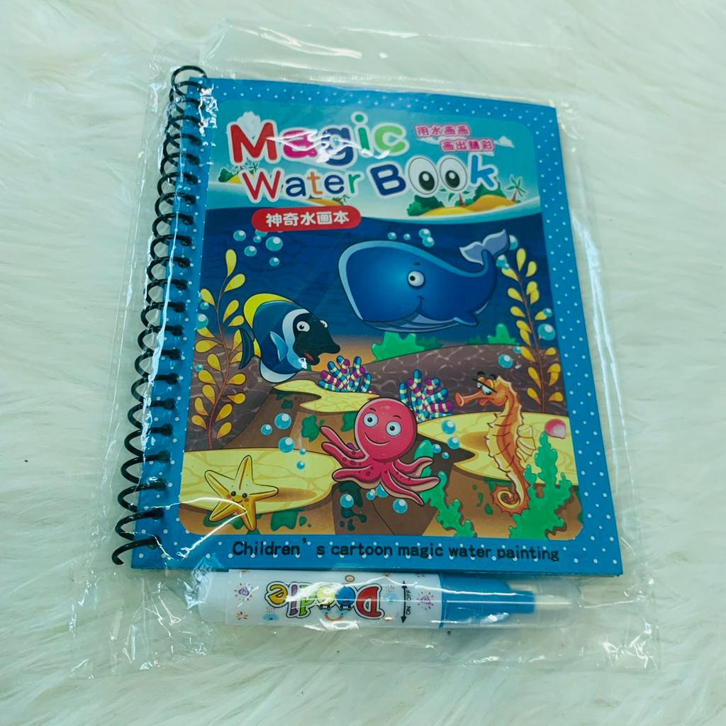 Tranh Tô Màu Nước Ma Thuật, Quyển Tập Tô Thần Kỳ, Magic Water Book Cho Bé