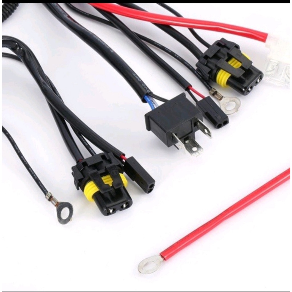 Dây giật H4 dây RELAY pha/ cos đấu đèn ô tô