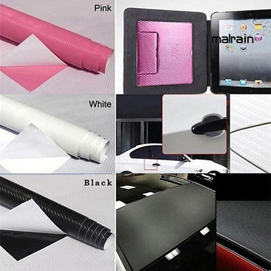 【VIP】3D Carbon Fibre Vinyl Film Car Wrap Sheet Film Sticker Car Styling Accessories