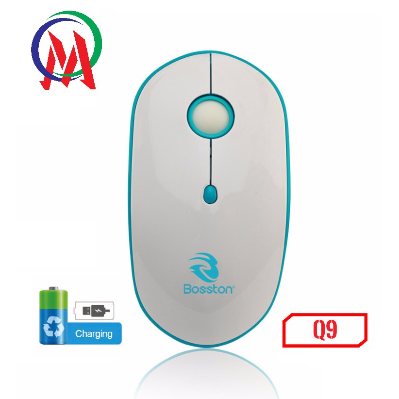 CHUỘT KO DÂY BOSSTON Q9 - PIN SẠC CHUỘT CÂM