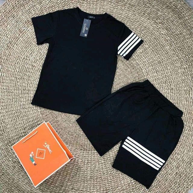 Set bộ quần áo nam phong cách, nam nữ ngày hè