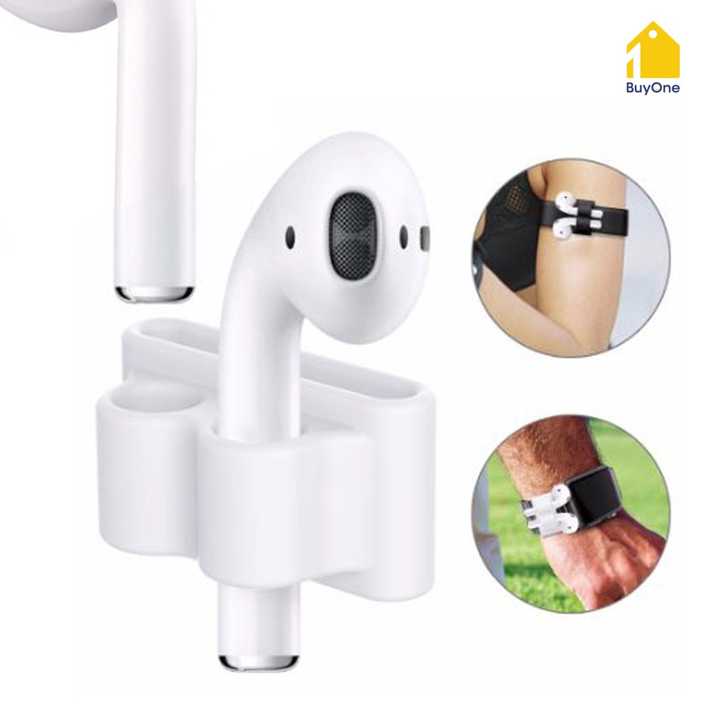 Phụ kiện silicone đeo quai Apple Watch giữ tai nghe Airpod - buyone - BOPK116