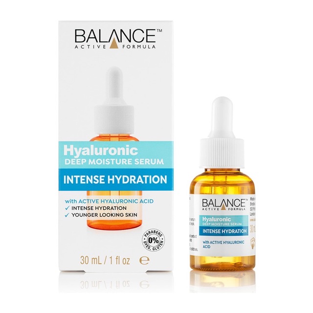 Tinh chất dưỡng ẩm, cấp nước Balance Hyaluronic Deep Moisture Serum 30ml - Serum Balance