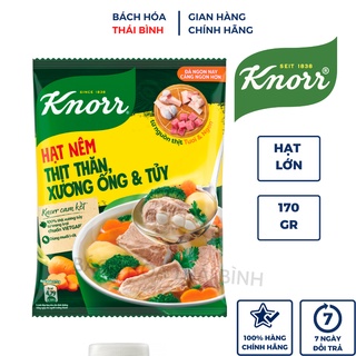 Hạt nêm thịt thăn, xương ống, tủy Knorr gói nhỏ 170g
