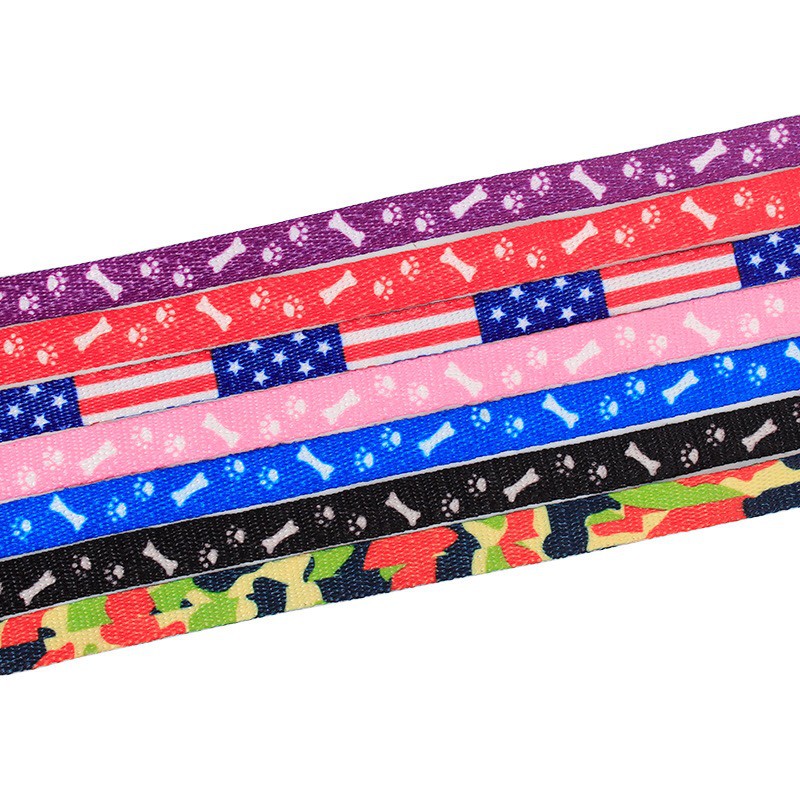 Dây dắt chó mèo nhiều họa tiết dành cho thú có yếm đi kèm