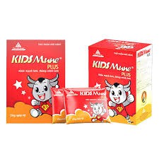 Cốm Kidsmune Plus - Hỗ trợ tăng cường sức đề kháng, tiêu hóa, phát triển trí não cho trẻ (30 gói)