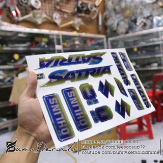 Vỉ tem nổi Titan Satria
