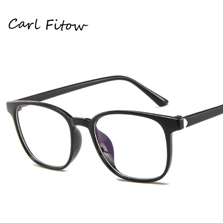 Kính Mát Gọng Vuông Trong Suốt Phong Cách Retro Cho Nữ