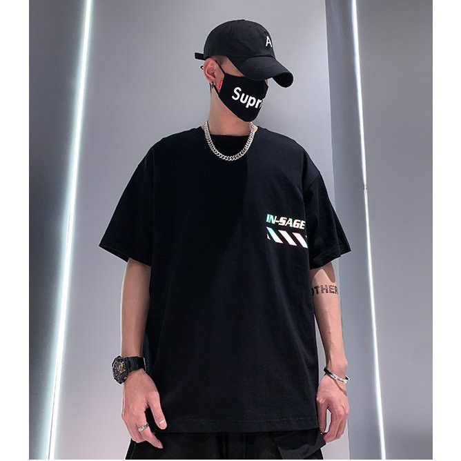 Áo Phông Tay Lỡ Unisex Phản Quang TD, Chất Thun Thoáng Mát, Hàng Chuẩn, Trẻ Trung Năng Động | BigBuy360 - bigbuy360.vn