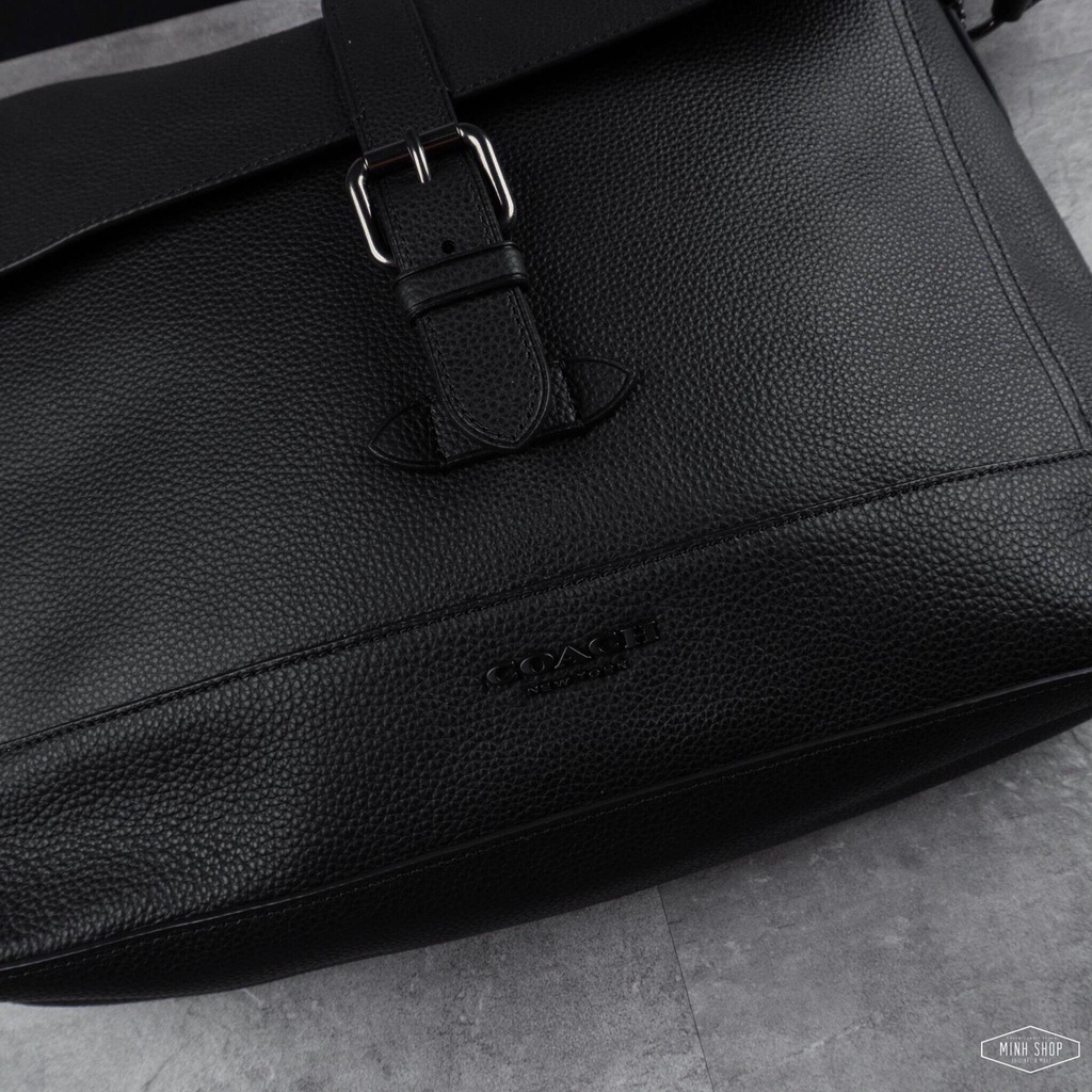 Túi Cooachhh_Hudson Messenger Black - 9294
