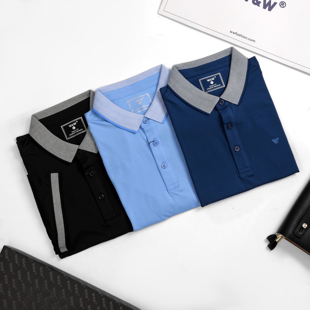 Áo Polo Nam W&W Dáng Regular Fit- Ngắn Tay Có Cổ, Chất Pe - Thoáng Mát, Thấm Hút Tốt WPO57R | BigBuy360 - bigbuy360.vn