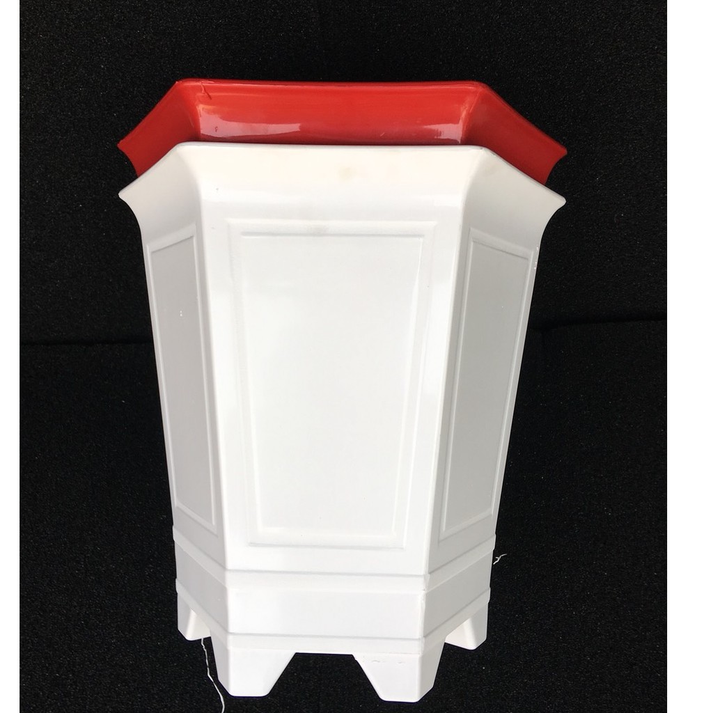 Chậu Nhựa Lục Giác nhiều màu (Kt: 35x35cm)