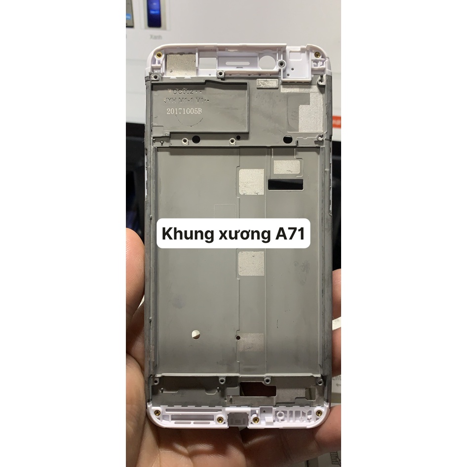 Bộ vỏ zin new Oppo A71 - gồm lưng, sườn và phím bấm
