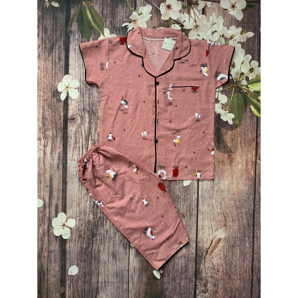 BỘ PIZAMA lửng( lỡ) KATE thái L1 (45-58kg) | BigBuy360 - bigbuy360.vn