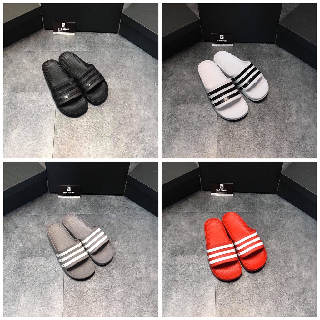 Dép Adidas đúc nguyên khối nhiều màu chống nước ,dép quai ngang hộp đầy đủ