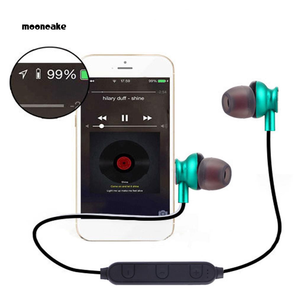 Tai Nghe Bluetooth Có Dây Đeo Cổ Mặt Trăng M6