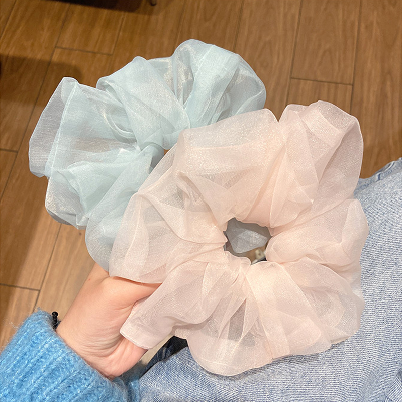 vòng tóc vải Dây Buộc Tóc Co Giãn Phong Cách Cổ Điển Dễ Thương Cho Bạn Nữ