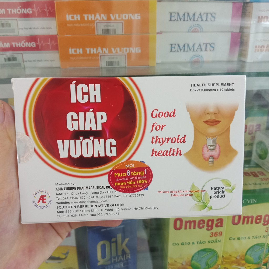 Ích giáp vương- tích điểm mua 6 tặng 1