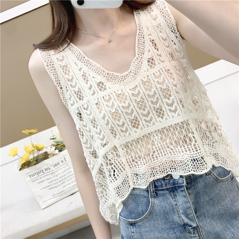 [Order] Áo yếm 2 dây dệt kim, phối bra hoặc áo váy đều xinh, hot trend hè 2021